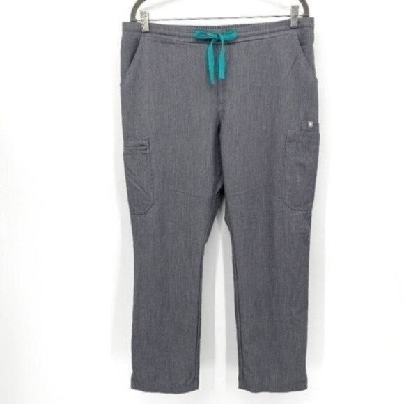 FIGS Technical Collection Gray Yola Medical Professional Large Cargo Pants - Picture 1 of 7